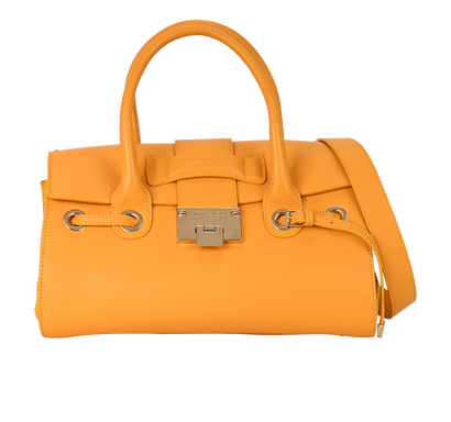 Small Rosalie, &pound;290, Handbags, Yellow, Leather, Front view